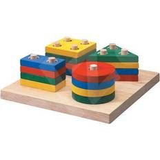 Plantoys Babyleksaker Plantoys Geometric Sorting Board