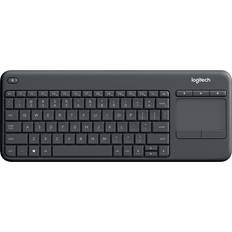 Logitech K400 Pro USB QWERTZ Alemán Grafito Gris