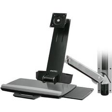 Ergotron StyleView Sit-Stand Combo System Medium Silver CPU Holder