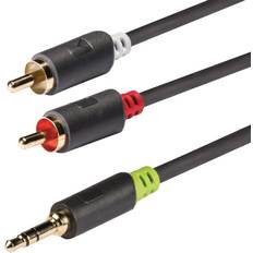 Konig 2RCA-3.5mm 5m