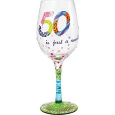 Lolita 50 Is Just a Number Red Wine Glass, White Wine Glass 44cl