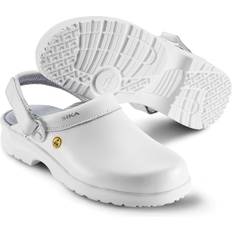 Sika Man Veiligheidsschoenen Sika Exclusive Fusion Clog ESD m. hielriempje OB SRC 19467 Wit Wit