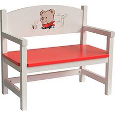 Teddy College Doll Bench