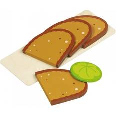 Goki Rollespill & rollelek Goki Sliced Bread, 4 Slices, 1 Lettuce Leaf