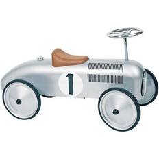 Goki Ride On Metal Vehicle Silver