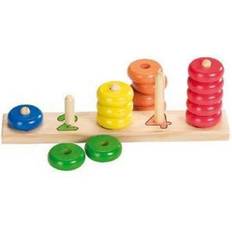 Goki Babyleker Goki Learn to Count with Wooden Rings 58510