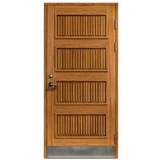 SnickarPer 1001 Raster Teak Ytterdörr H (100x210cm)