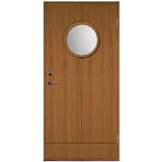 SnickarPer 506G Teak Ytterdörr Klarglas V (100x210cm)