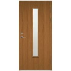 SnickarPer 502G Teak Ytterdörr Klarglas V (100x200cm)
