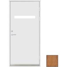 SnickarPer 2130G Teak Ytterdörr Klarglas V (100x210cm)