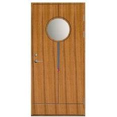 SnickarPer 6G Verona Teak Ytterdörr Klarglas H (90x210cm)