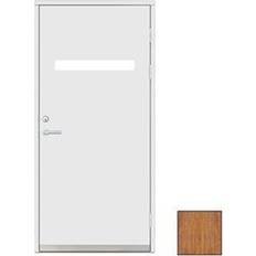 SnickarPer 2130G Teak Ytterdörr Klarglas V (90x210cm)