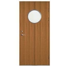 SnickarPer 34G Teak Ytterdörr Klarglas V (90x200cm)