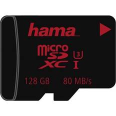 Hukommelseskort & USB Stik Hama MicroSDXC UHS-l U3 80MB/s 128GB
