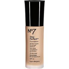 No7 Foundations No7 Stay Perfect Foundation Warm Ivory