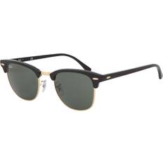 Ray-Ban Clubmaster Classic Polarized RB3016 901/58 - Black/Green