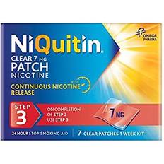 NiQuitin Receptfria läkemedel NiQuitin Clear 7mg Step 3 7 st Plåster