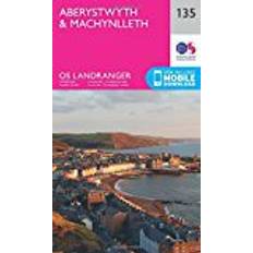 Books Landranger (135) Aberystwyth & Machynlleth (OS Landranger Map)