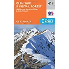 OS Explorer Map (414) Glen Shiel and Kintail Forest (OS Explorer Paper Map) (OS Explorer Active Map)