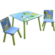 Safari Square Table & 2 Chairs Set