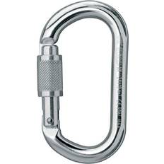 Mosquetones Petzl Mosquetón oval OK Screw-Lock Grey