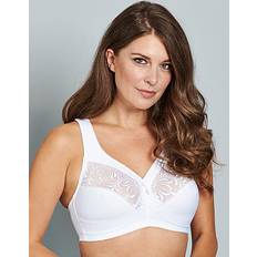 Glamorise Embroidered MagicLift Full Figure Support Bra - White