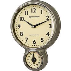 Timer clock Barnrum Bresser MyTime Retro Kitchen Clock & Timer Väggklocka 23.2cm