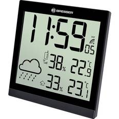 Bresser TemeoTrend JC LCD Weather Väggklocka 16.7cm