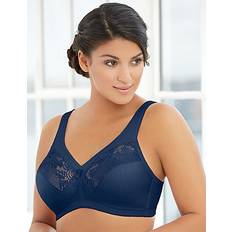 Cotton Bras Glamorise Full Figure Minimizer - Dark Blue