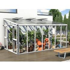 Drivhus med polytag Vitavia Helena 2 11.9m² Aluminium Glas