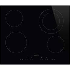 Smeg 60 cm Inbouwkookplaten Smeg SE364ETD Vitrokeramische Kookplaten