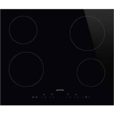 Smeg SE364TD Piano Cottura Ceramica 4 Fornelli 60 cm Nero