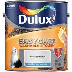 Dulux polished pebble Dulux Easycare Washable & Tough Matt Ceiling Paint, Wall Paint Polished Pebble 2.5L