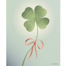 Plakater natur Vissevasse Good Luck Plakat 15x21cm