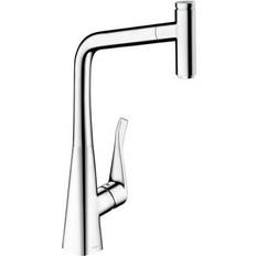 Hansgrohe Acier inoxydable Robinets de Cuisine Hansgrohe Metris Select 14884800 Chrome