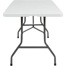 tectake Camping Table Foldable 183x76x74cm