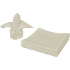 vidaXL 131439 25pcs Cloth Napkin White (50x50cm)