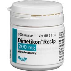 Dimetikon meda Dimetikon 200mg 100 st Kapsel