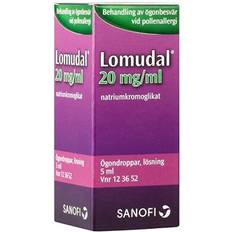 Sanofi Håndkøbsmedicin Lomudal 20mg/ml 5ml Øjendråber