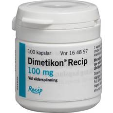 Dimetikon meda Dimetikon 100mg 100 st Kapsel