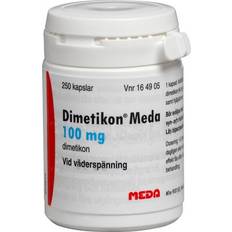 Dimetikon meda Dimetikon 100mg 250 st Kapsel