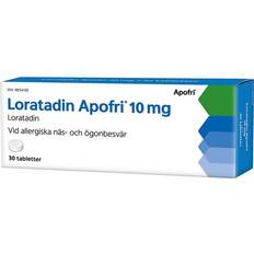 Loratadin Receptfria läkemedel Loratadin Apofri 10mg 30 st Tablett