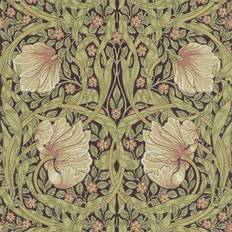 Morris & Co Tapete Pimpernel von Bullrush/ Russet grün