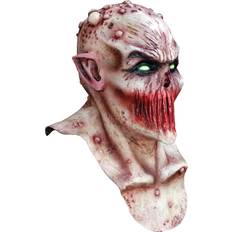 Rot Voll abdeckende Masken Generique Deadly Silence Latex Head and Chest Mask Horror Halloween