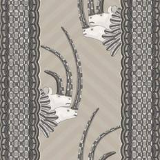 Cole & Son Nashorn Tapete Jabu von Stone grau