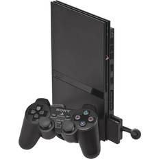 PlayStation 1 (PS1 memory card required to save game progress) Game Consoles Sony PlayStation 2 Slim - Black