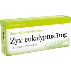 Receptfria läkemedel Zyx Eukalyptus 3mg 20 st Sugtablett