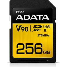 256 GB - SDXC - V90 Minneskort Adata Premier ONE V90 SDXC UHS-II U3 275MB/s 256GB