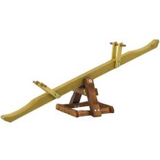 Plum Wooden See Saw