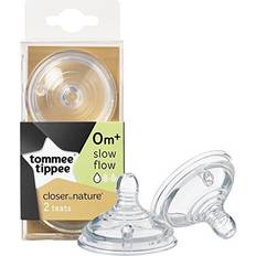 Tommee Tippee Babyflaschen-Zubehör Tommee Tippee Closer to Nature Slow Flow Teats 0m+ 2-pack